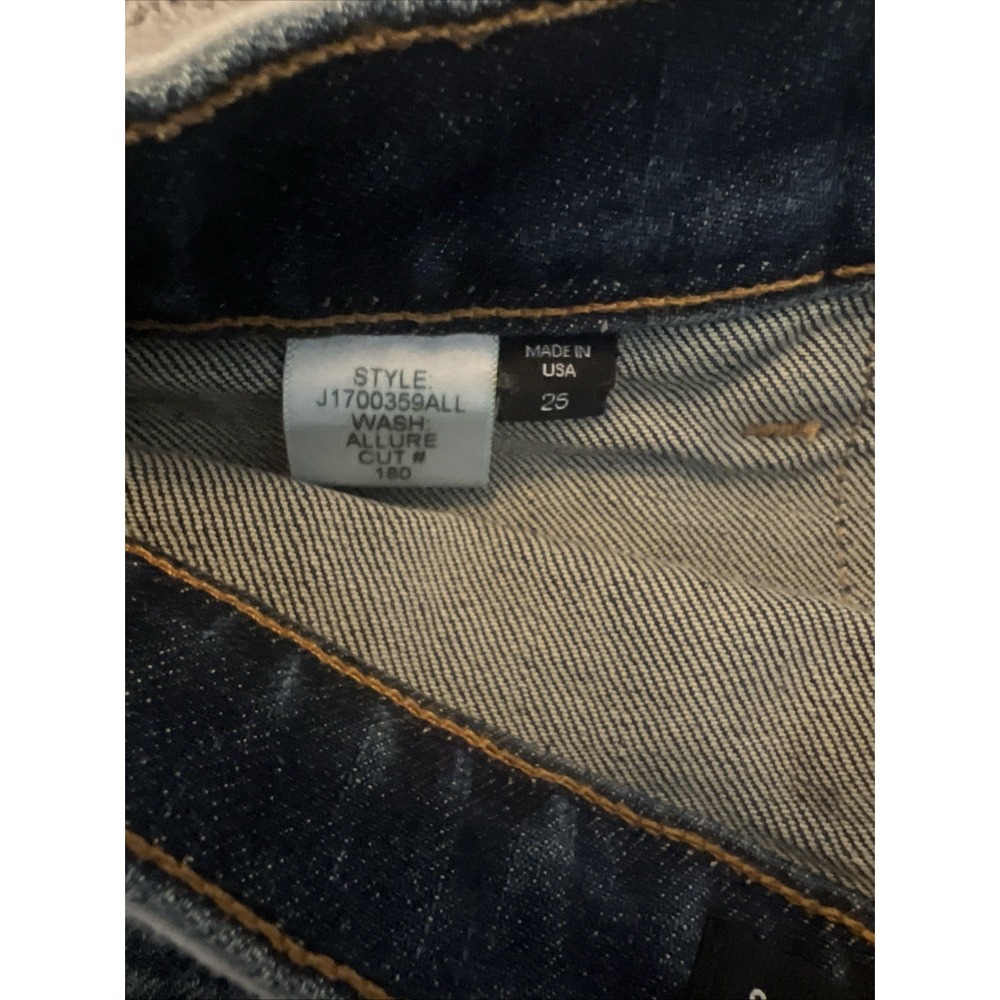 Womens Veronica Beard Zynan Stripe Waist Jean Denim Shorts Size 25/0 Cargo - Picture 5 of 7